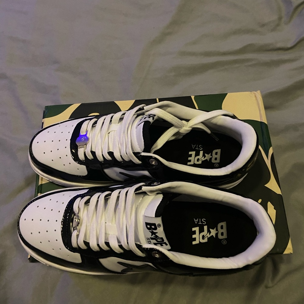Size 10 Black Bapesta Shoes
